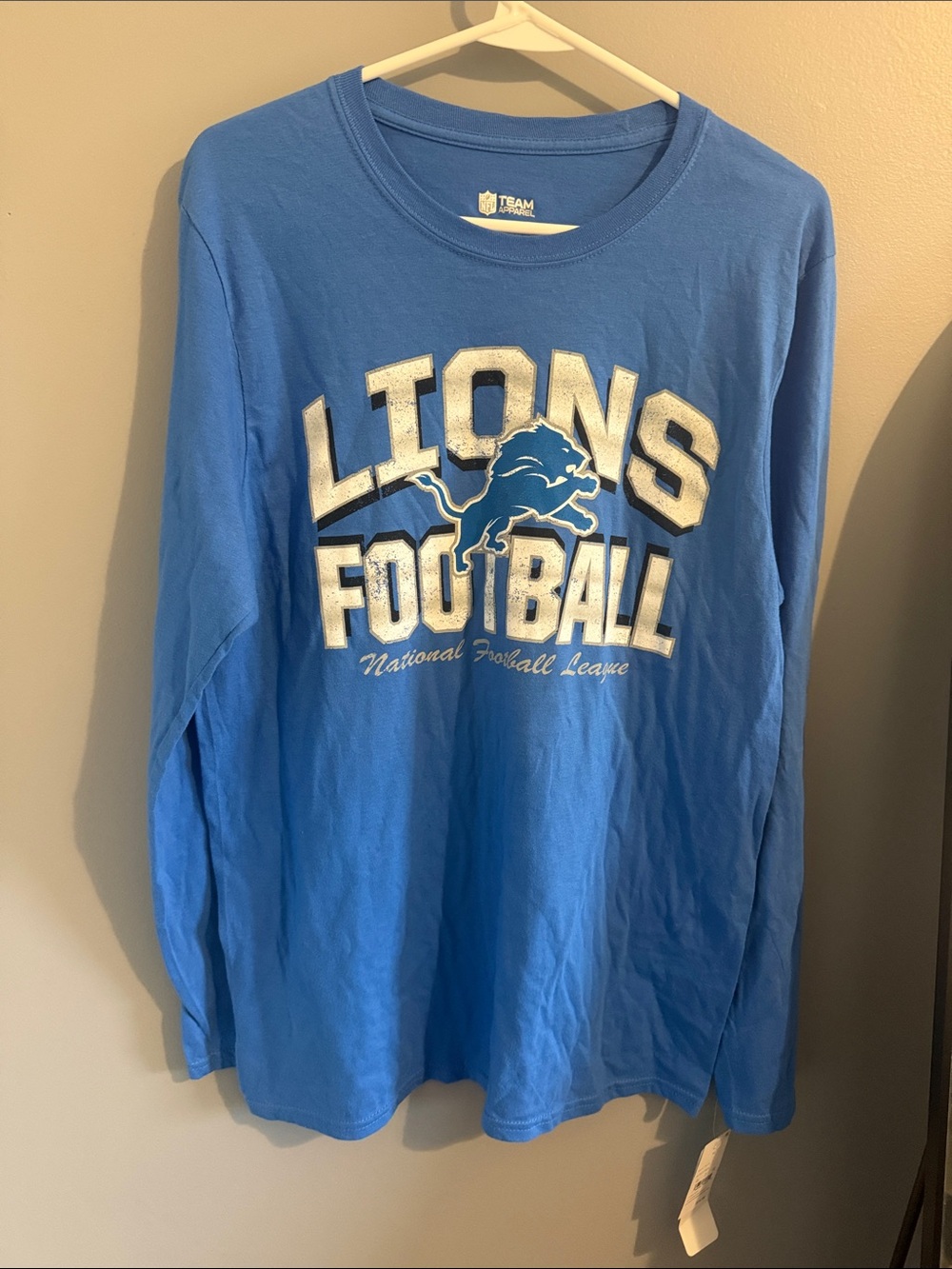 Team Apparel Blue Lions Football Long Sleeve Tee